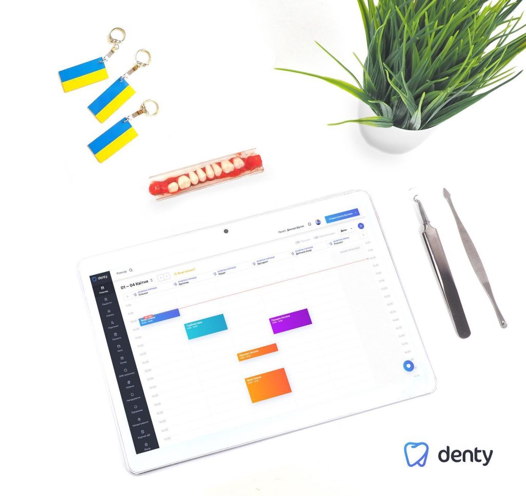Instagram post from denty.com.ua. This post is in position 5.