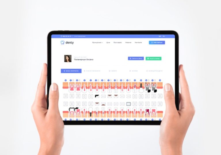 Instagram post from denty.com.ua. This post is in position 16.